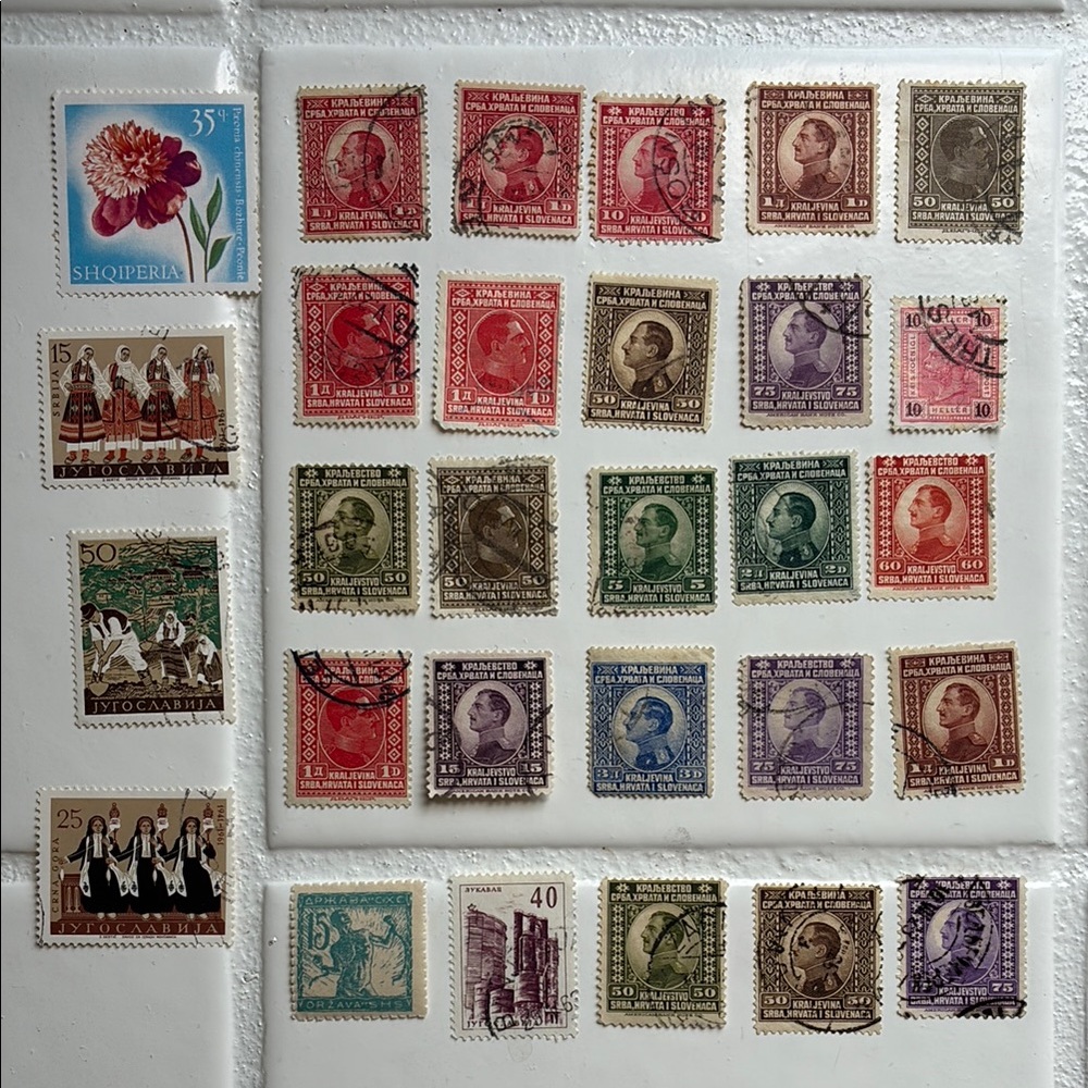 Vintage YUGOSLAVIA Postage Stamp Collection